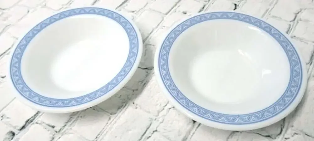 PYREX Tableware Lancaster Set of 2 Bowls Discontinued Rare Pattern Replacements